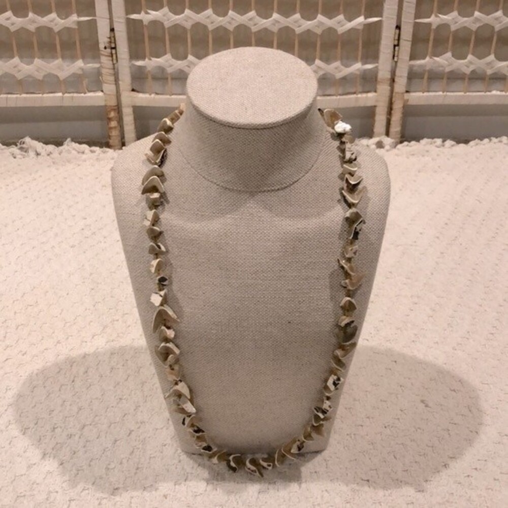 Handmade Hawaiian Style Brown White and Pink Shell Necklace